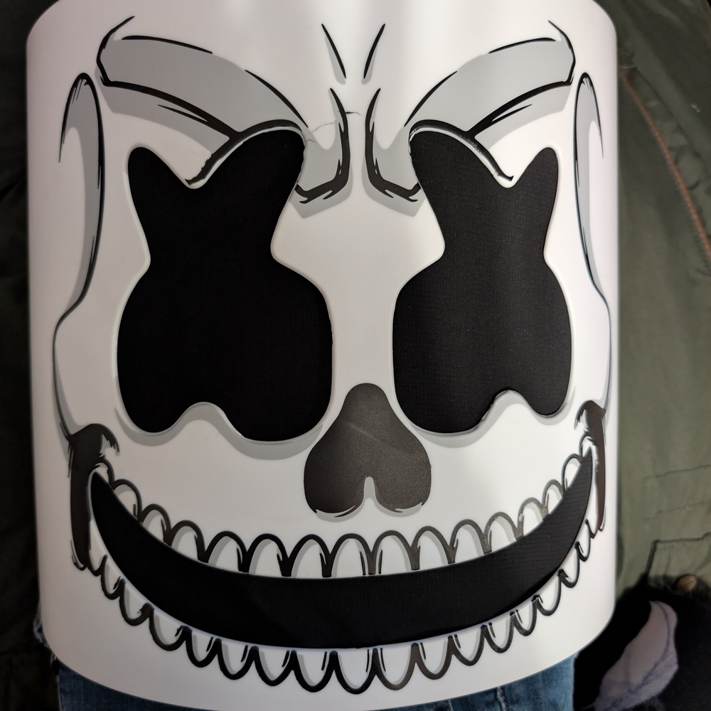 Kids Skeleton Costume with Black and White Design